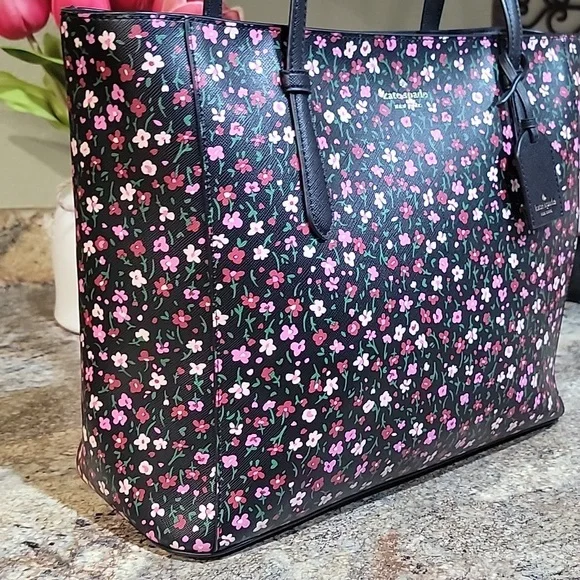 Kate Spade EUC LIKE NEW Schuyler Splendid Ditsy  Tote - Picture 3 of 9